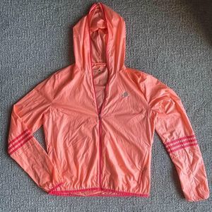 womens adidas windbreaker jacket size medium